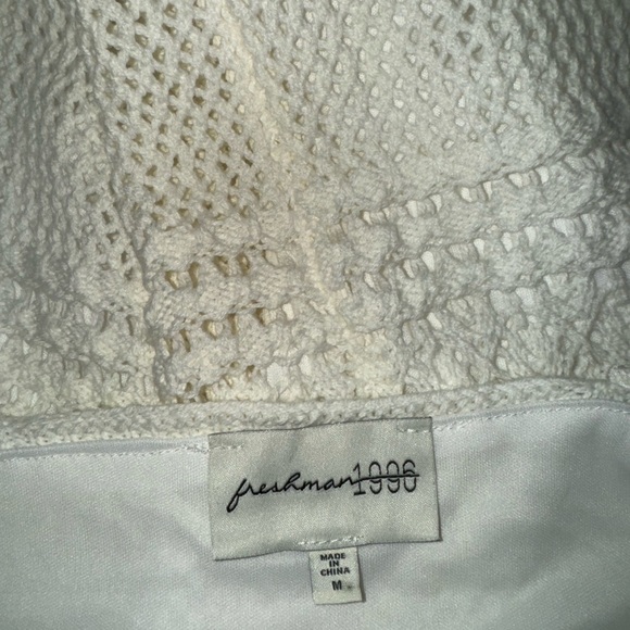 White Crochet Midi Dress- Women’s M - Picture 9 of 9